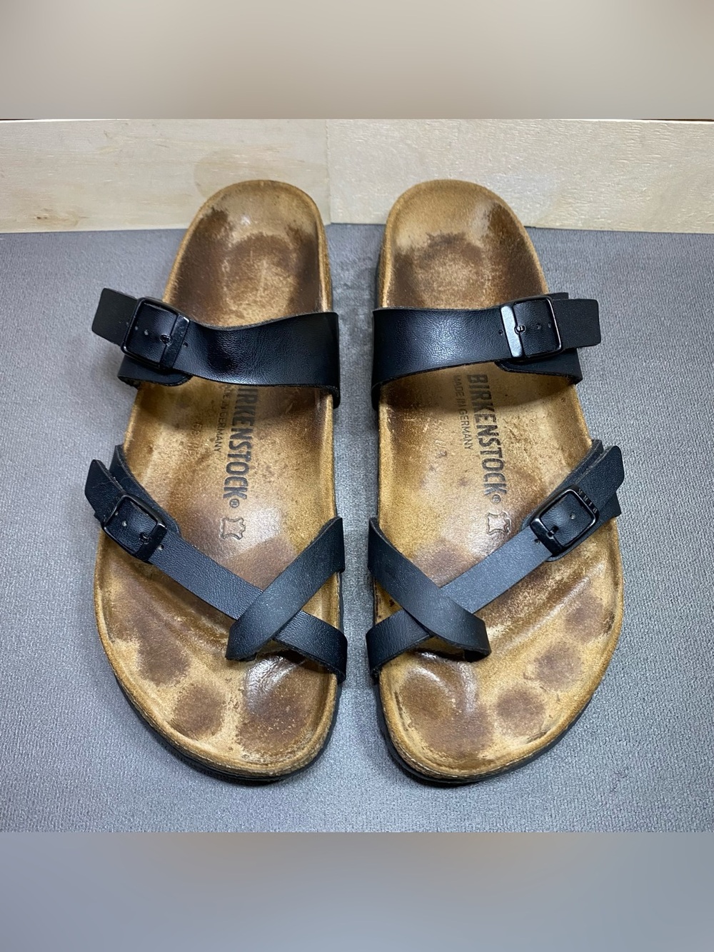 Birkenstock Mayari Sandals Black Women's Size 10 Shoes EU41 Birko-Flor - Picture 7 of 11